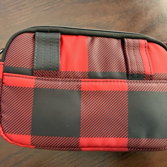 Lug Coupe Red and black check crossbody, shoulder or belt bag - Picture 6 of 11